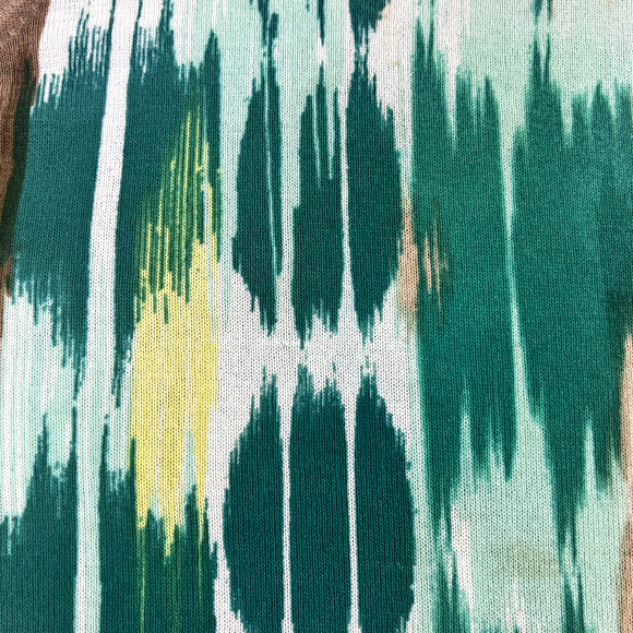 CHICOS Blouse Womens 3Plus Multicolor Drip Print Knit Sleeveless Top Lightweight - Picture 8 of 11